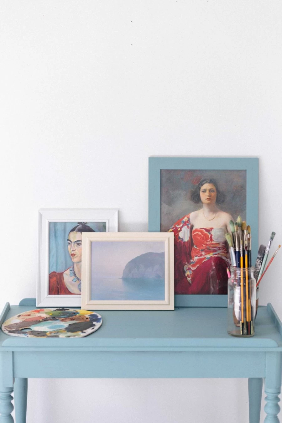 Lazybones Women's Blue Light Art Print Set - Wall Decor for Home & Office