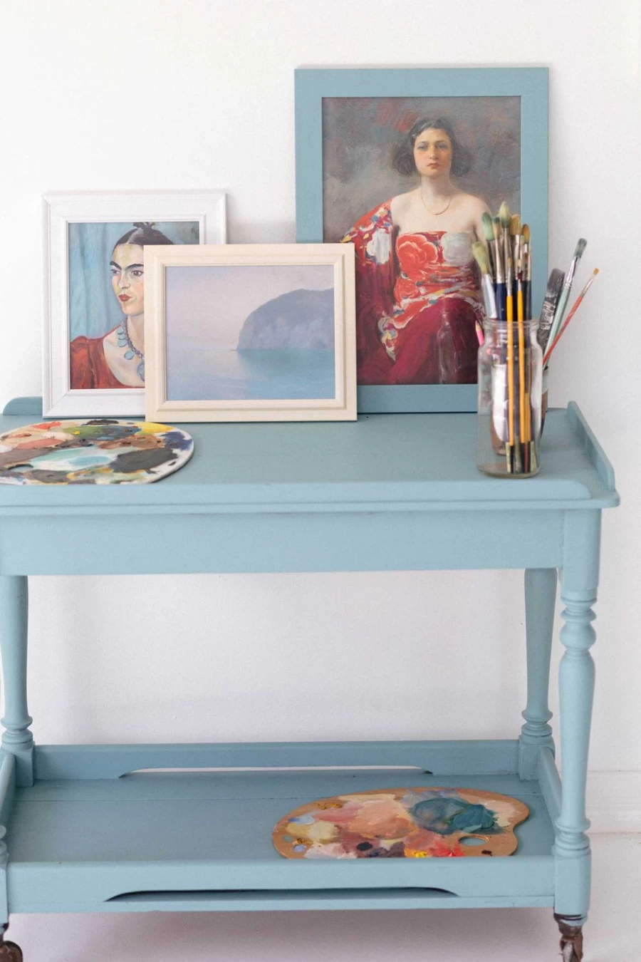 Lazybones Women's Blue Light Art Print Set - Wall Decor for Home & Office