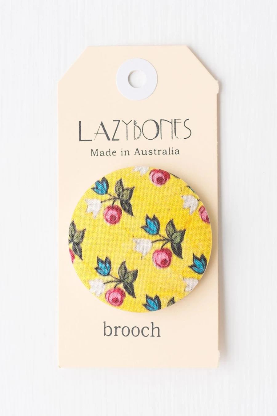 Lazybones Women's Mellow Brooch - Elegant Floral Pin for Stylish Outfits