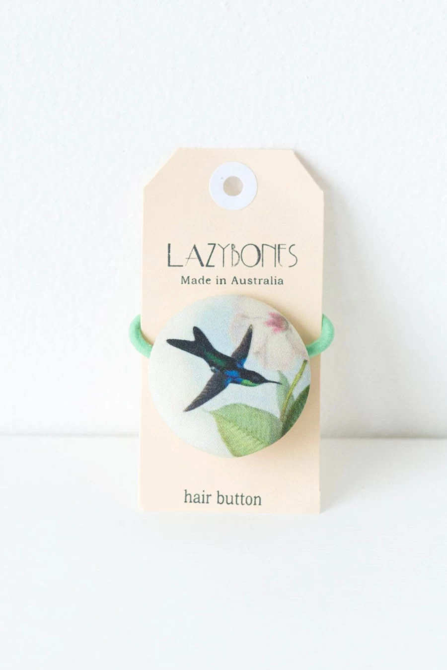 Lazybones Women's Hair Clip with Hummingbird Design - Elegant Floral Hairpin for Women