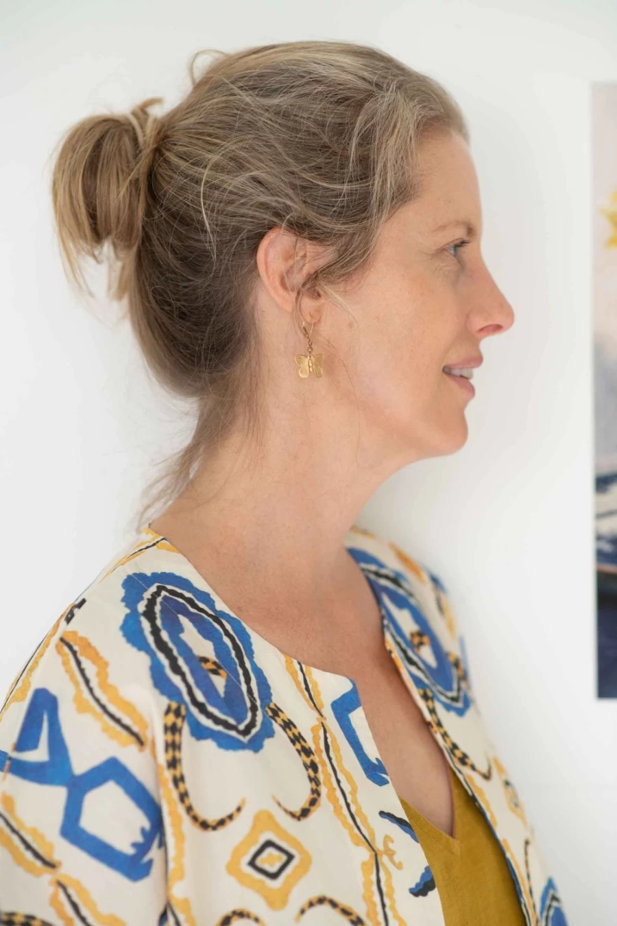 Lazybones Women's Brass Butterfly Earrings - Handcrafted Boho Jewelry for Everyday Wear