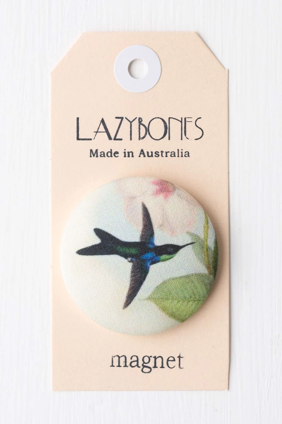 "Lazybones Women's Hummingbird Magnet - Attractive Garden Decor for Bird Lovers"