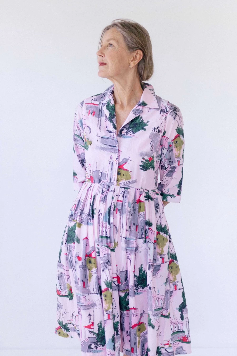 Lazybones Women's Gianna Organic Cotton Dress - Sorrento Style