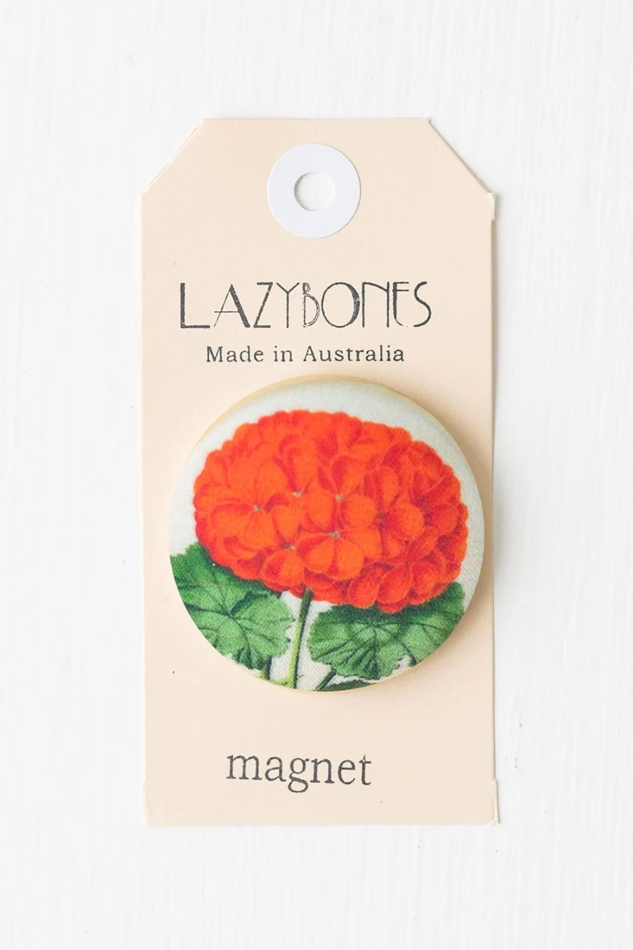 Lazybones Women's Floral Geranium Magnetic Closure Handbag