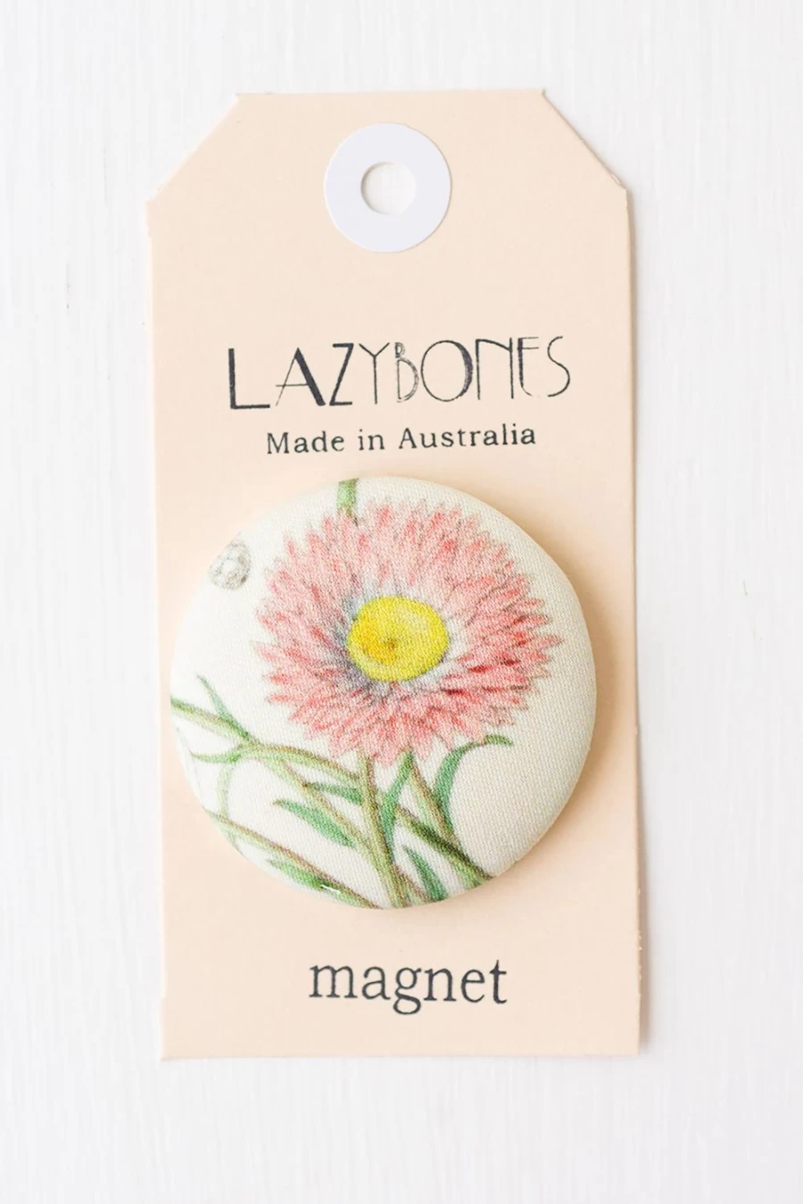 Lazybones Women's Floral Paper Daisy Fridge Magnet - Handmade Decorative Home Accessory