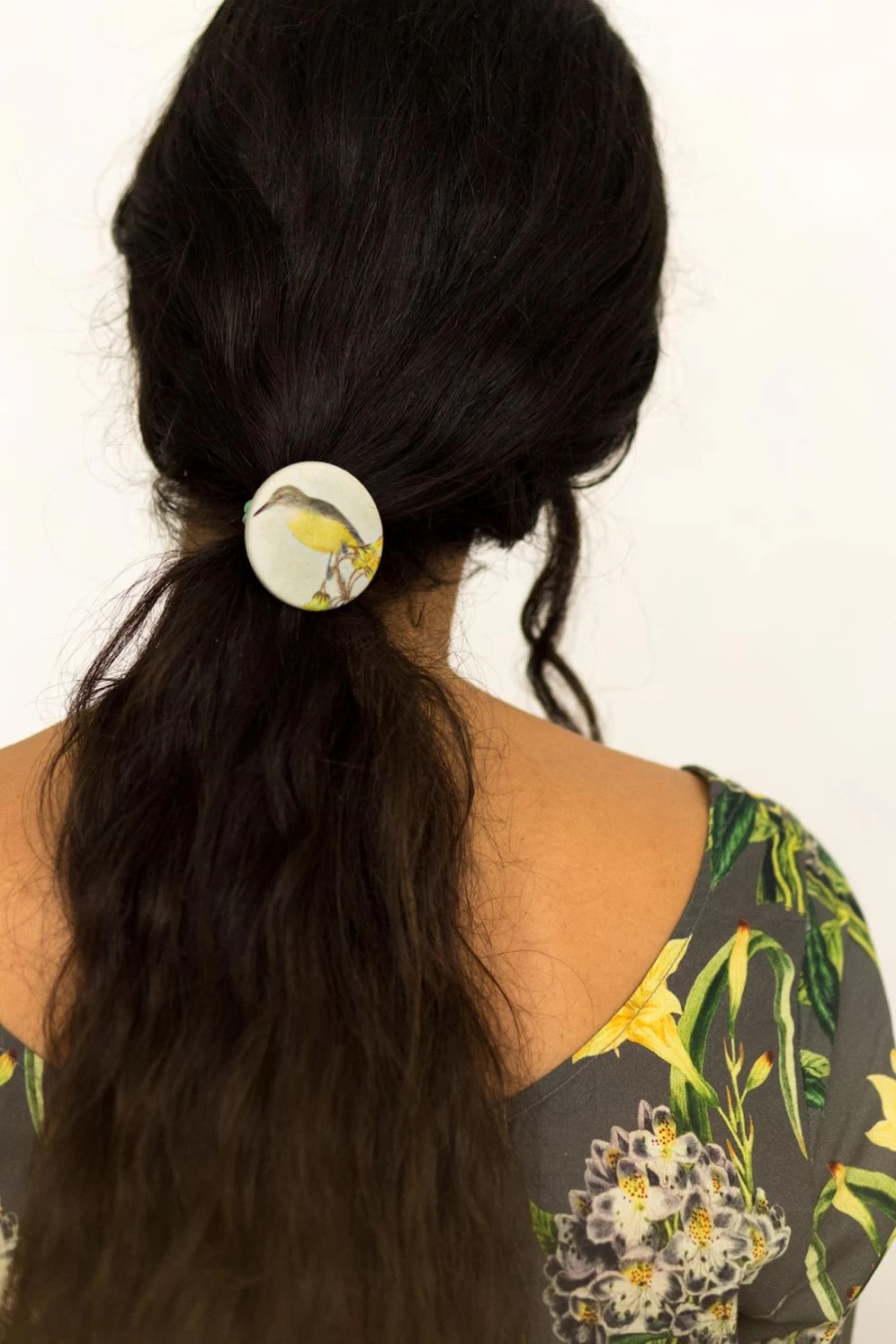 Lazybones Women's Hair Button in Robin - Stylish Hair Accessory for Women