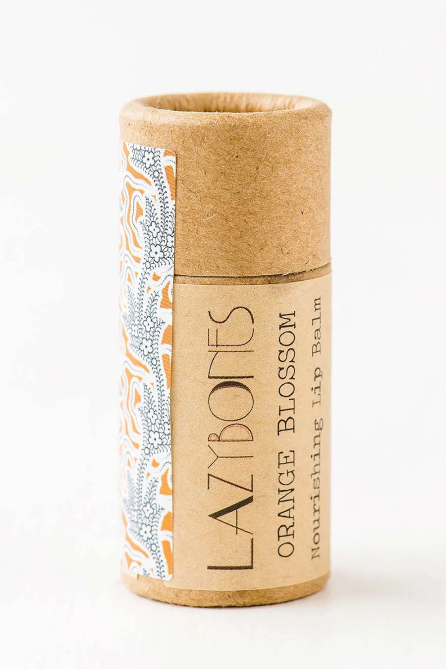 Lazybones Orange Blossom Moisturizing Lip Balm for Women - Hydrating & Nourishing