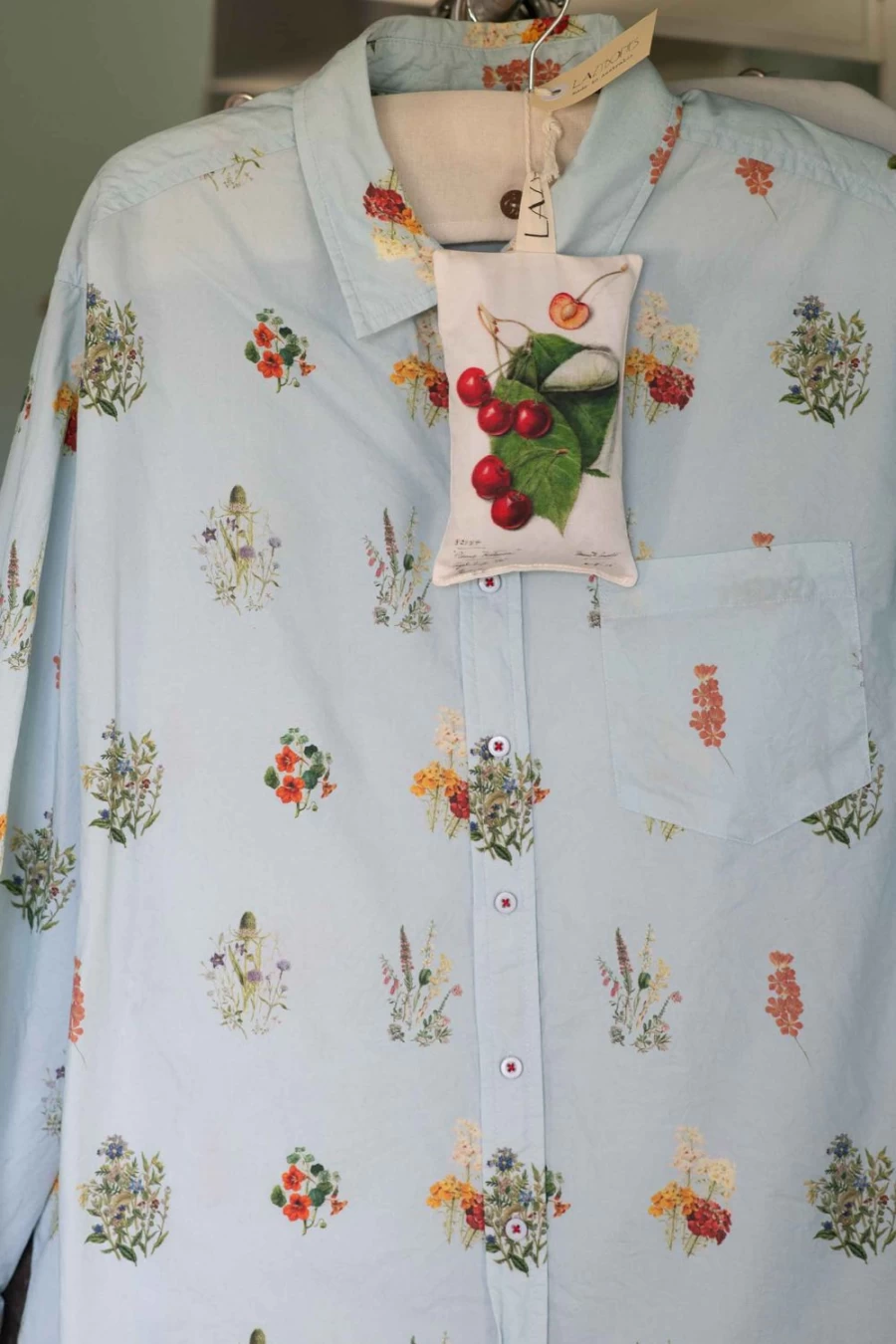 Lazybones Women's Floral Scented Sachet - Delicate Prunus Aroma for Drawers & Closets