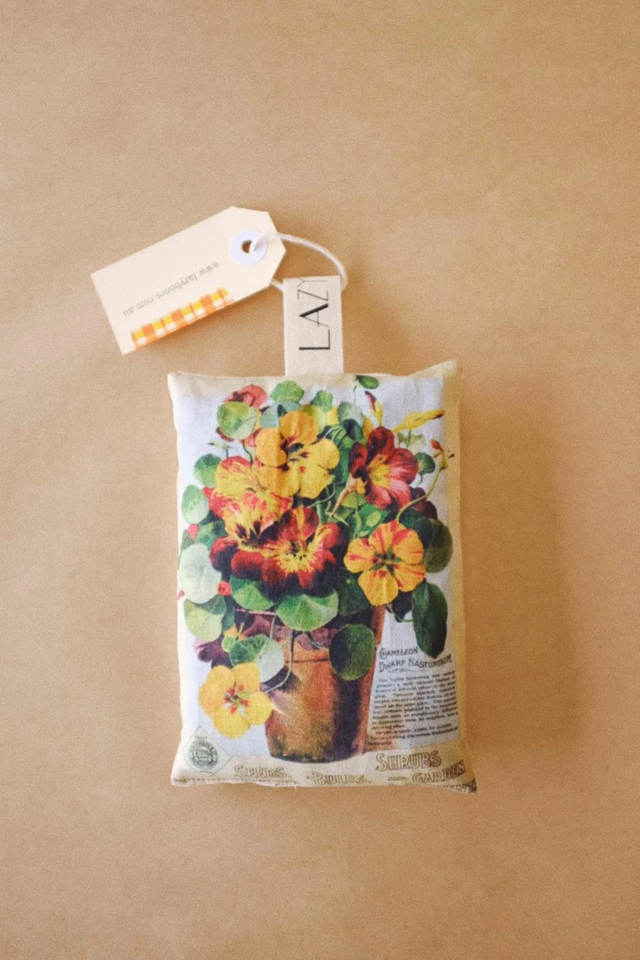 Lazybones Women's Orange & Clove Scented Nasturtium Sachet for Home Fragrance