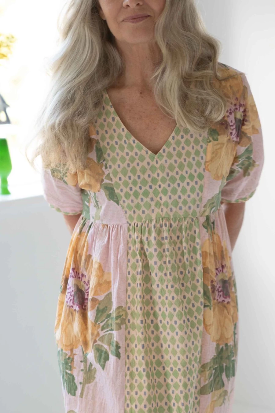 Lazybones Women's Celia Dress Larkin - Elegant Flowy Boho Chic Style