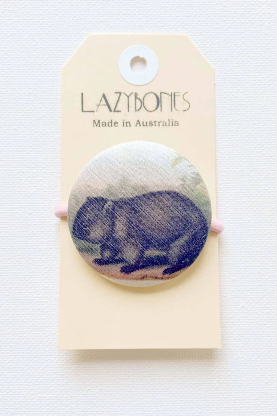 Lazybones Women's Hair Button Wombat - Stylish Hair Accessory for Women