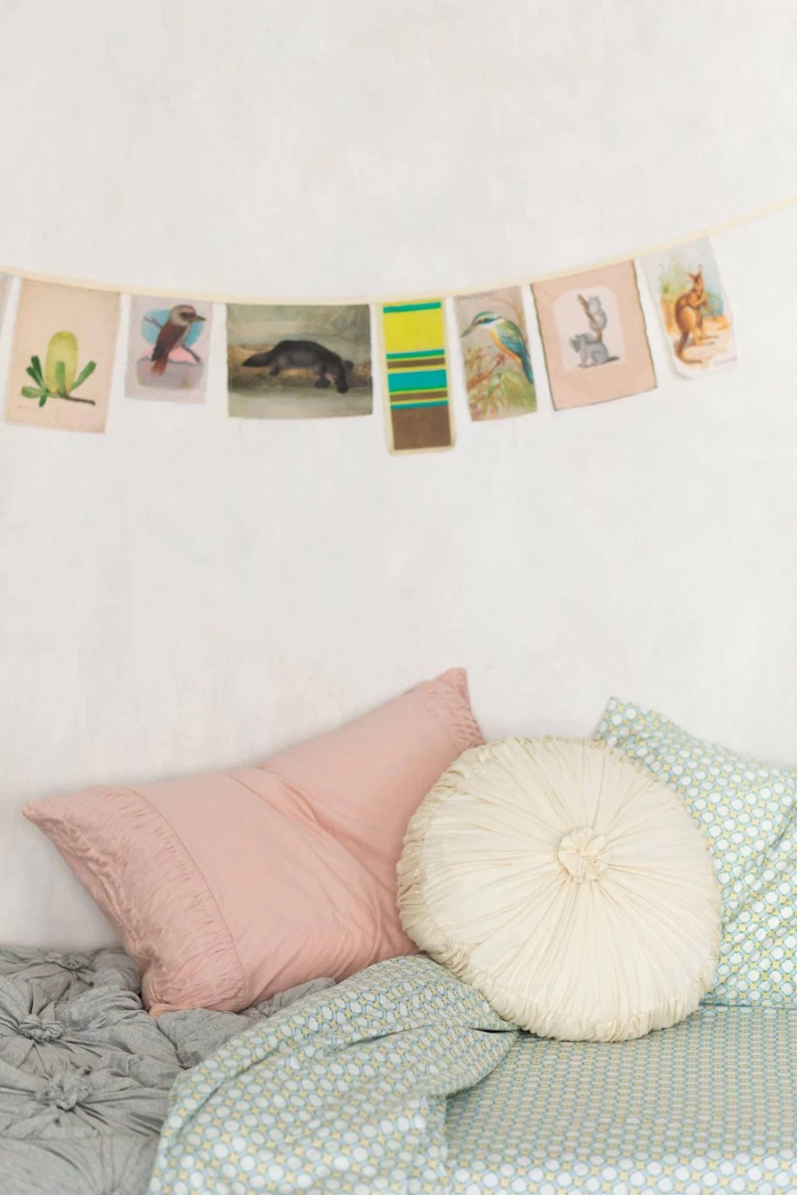 "Lazybones Organic Cotton Rosette Pillowcase Set - Tuscan Pink for Women"