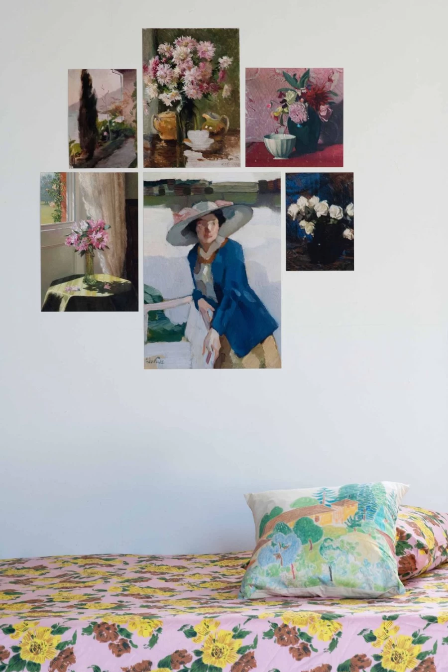 "Lazybones Women's Art Print Set - Frida Kahlo Inspired Wall Decor"