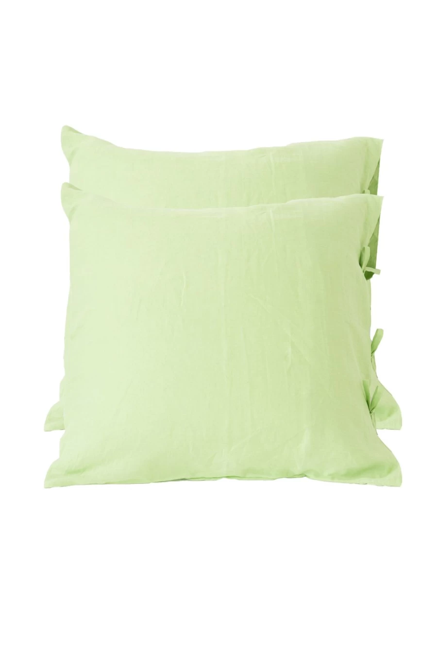 "Lazybones Women's Linen Euro Set In Apple - Stylish Comfortable Homewear"