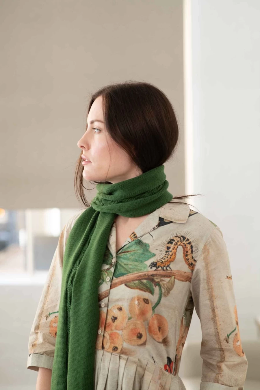 Lazybones Women's Juniper Cable Scarf - Organic Cotton Fashion Accessory