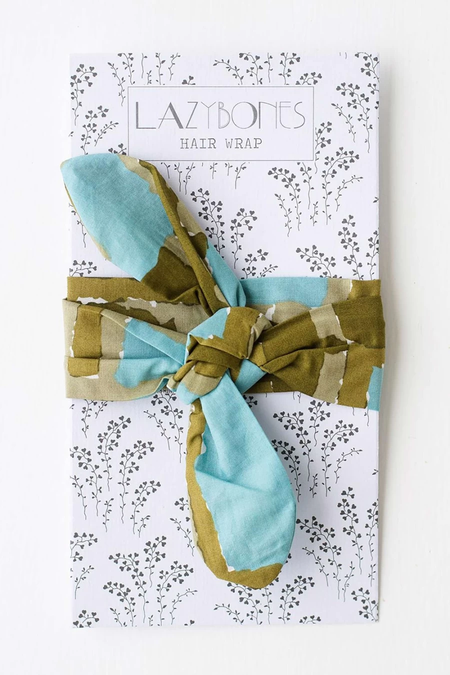 Lazybones Women's Watercolour Hair Wrap - Stylish & Comfortable Head Cover