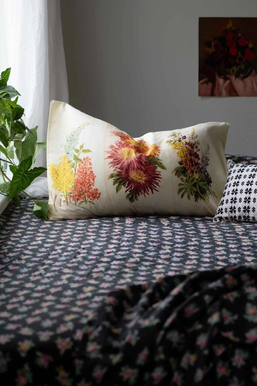 Lazybones Women's Organic Cotton Horticole Pillowcase Set - Soft & Breathable Bedding
