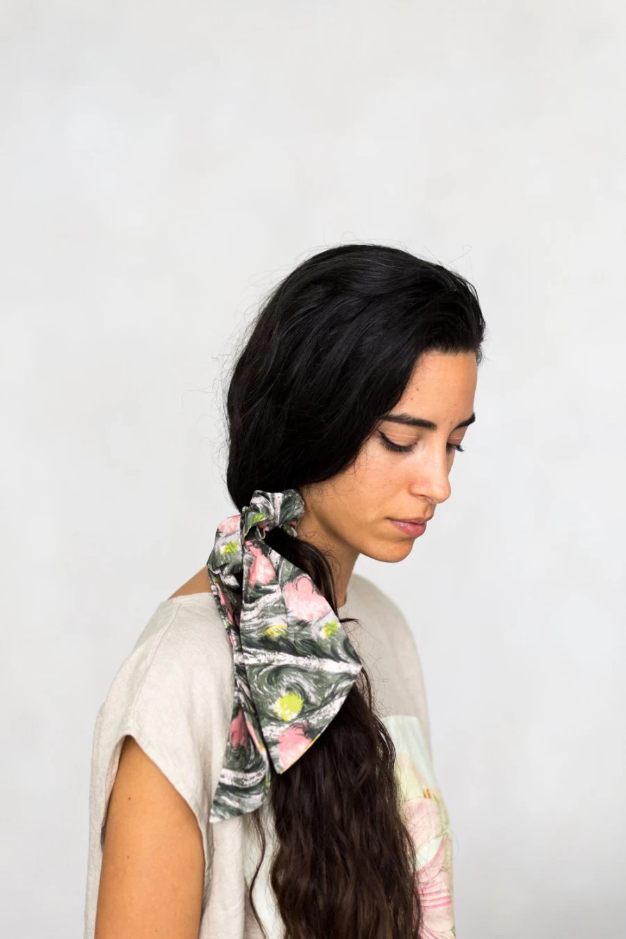 Lazybones Women's Rosalie Scrunchie Scarf - Stylish Hair Accessory & Neck Wrap