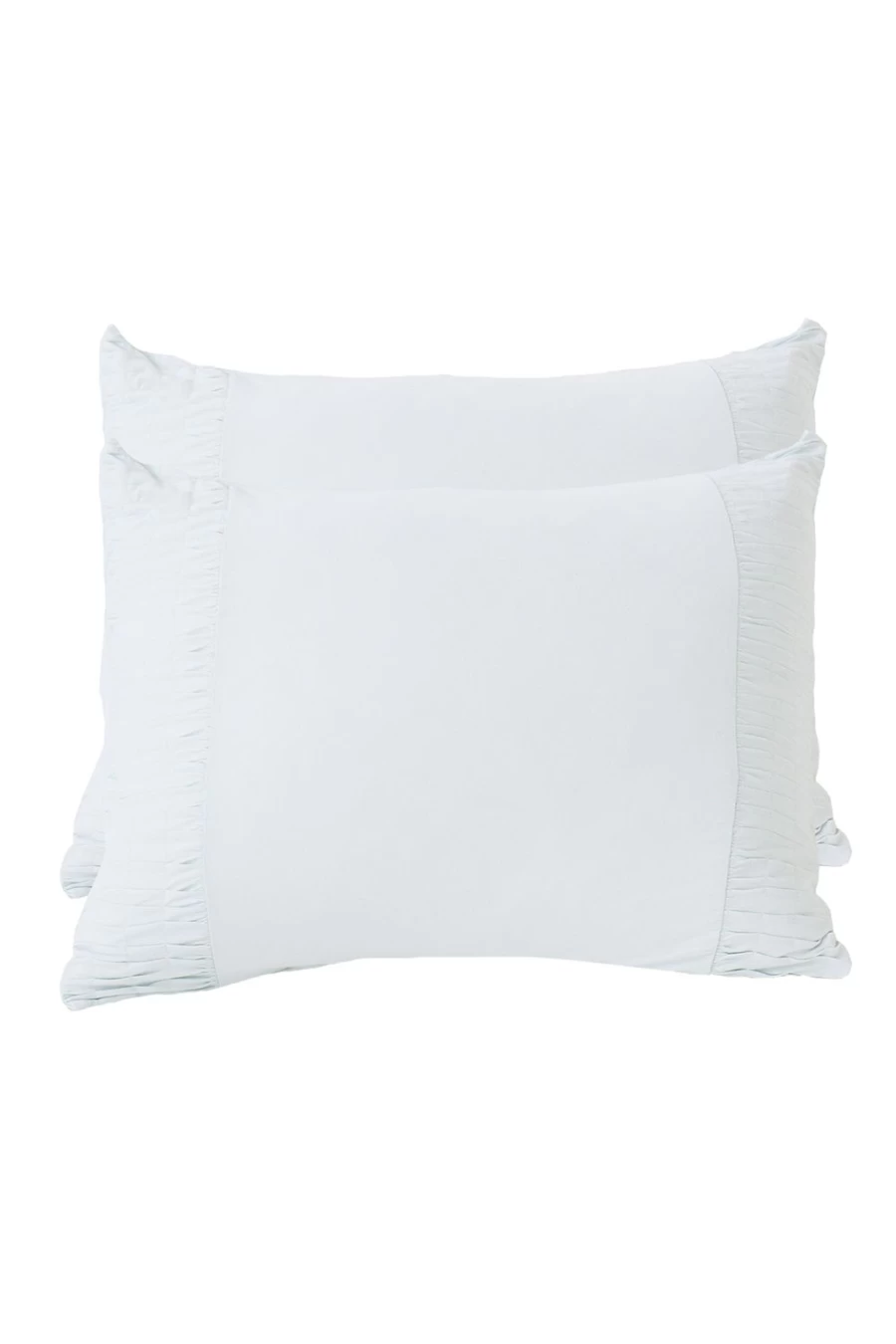 Lazybones Women's Organic Cotton Rosette Pillowcase Set - Chalk Blue
