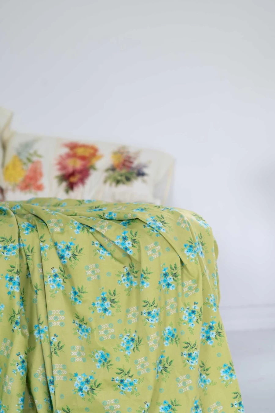 "Lazybones Women's Organic Cotton Sheet Set In Avonlea Moss | Soft & Sustainable Bedding"