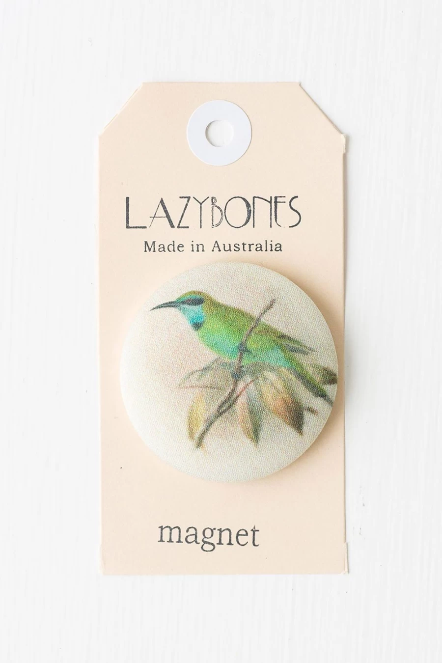 Lazybones Women's Bee Eater Magnet - Handmade Vintage-Inspired Fridge Accessory