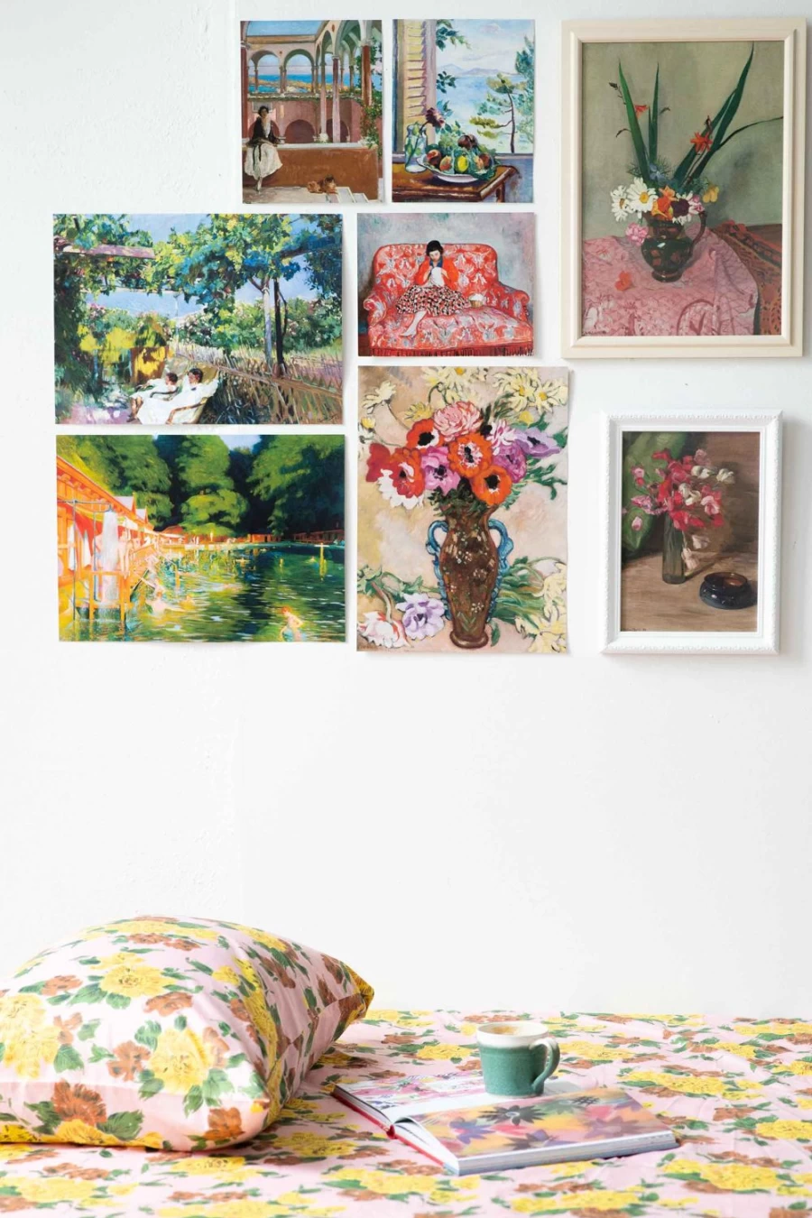 "Lazybones Women's Art Print Set - The Long Weekend Wall Decor"