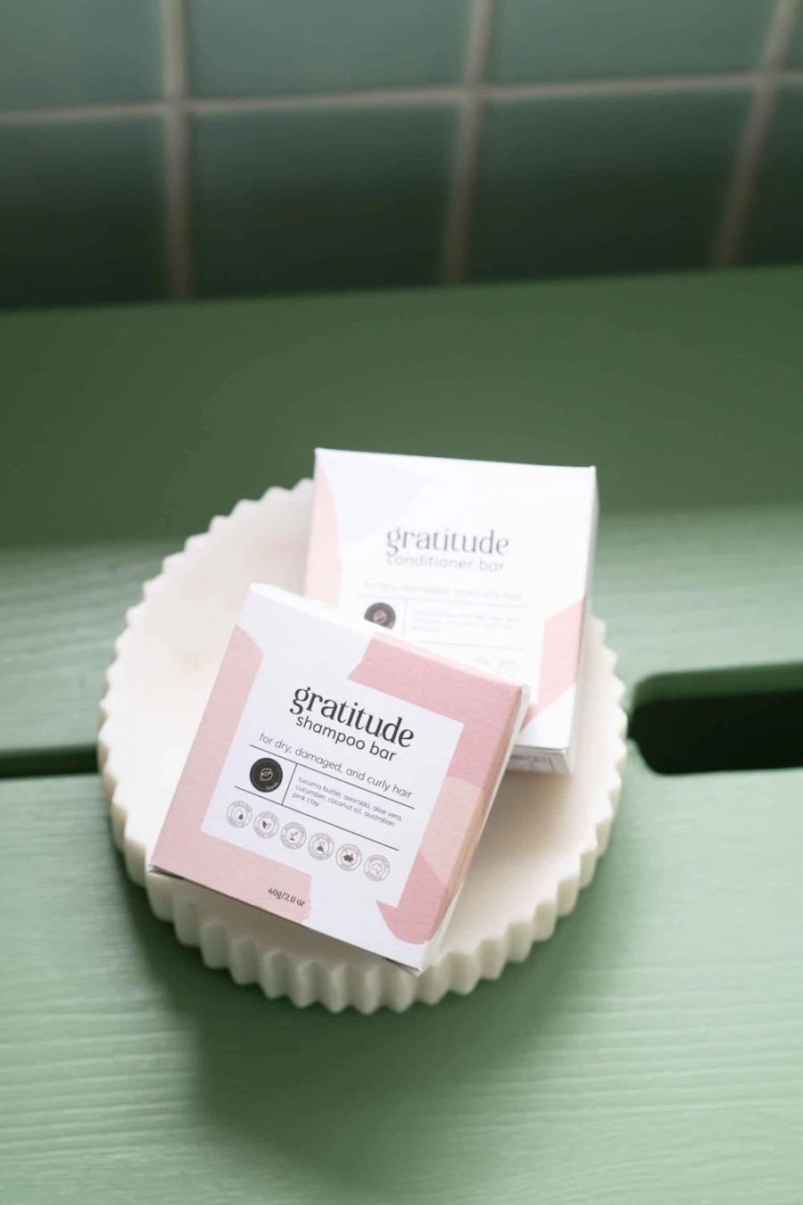 Lazybones Gratitude Conditioner Bar for Women - Natural Solid Hair Conditioner