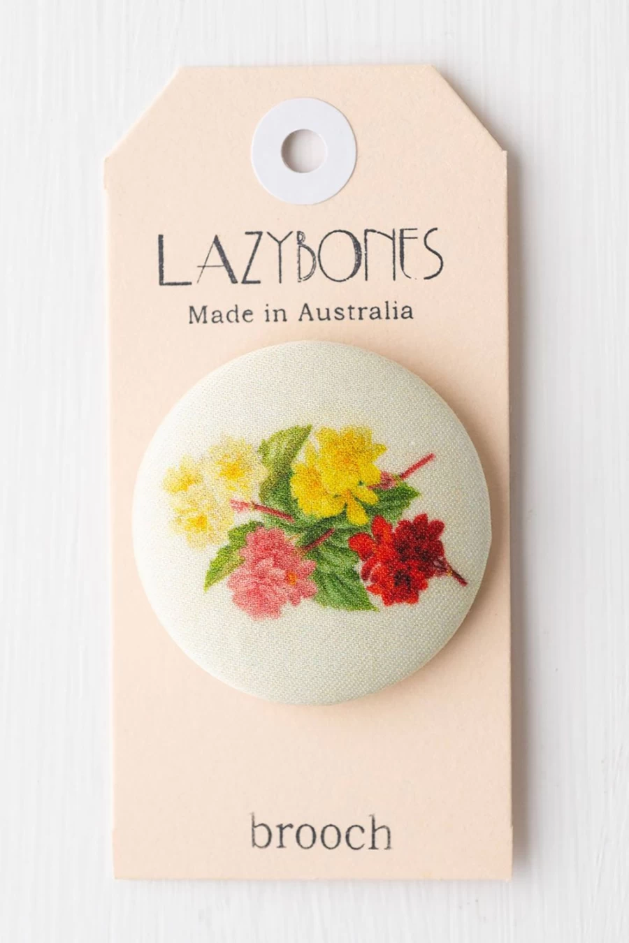 Lazybones Women's Floral Bouquet Brooch - Elegant Floral Pin for Women