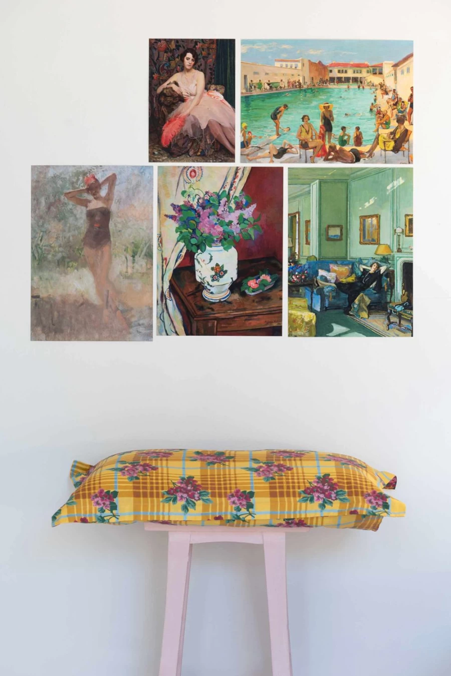 Lazybones Women's Art Print Set - Dorothy Wall Decor, Vintage Inspired Artwork for Home & Office