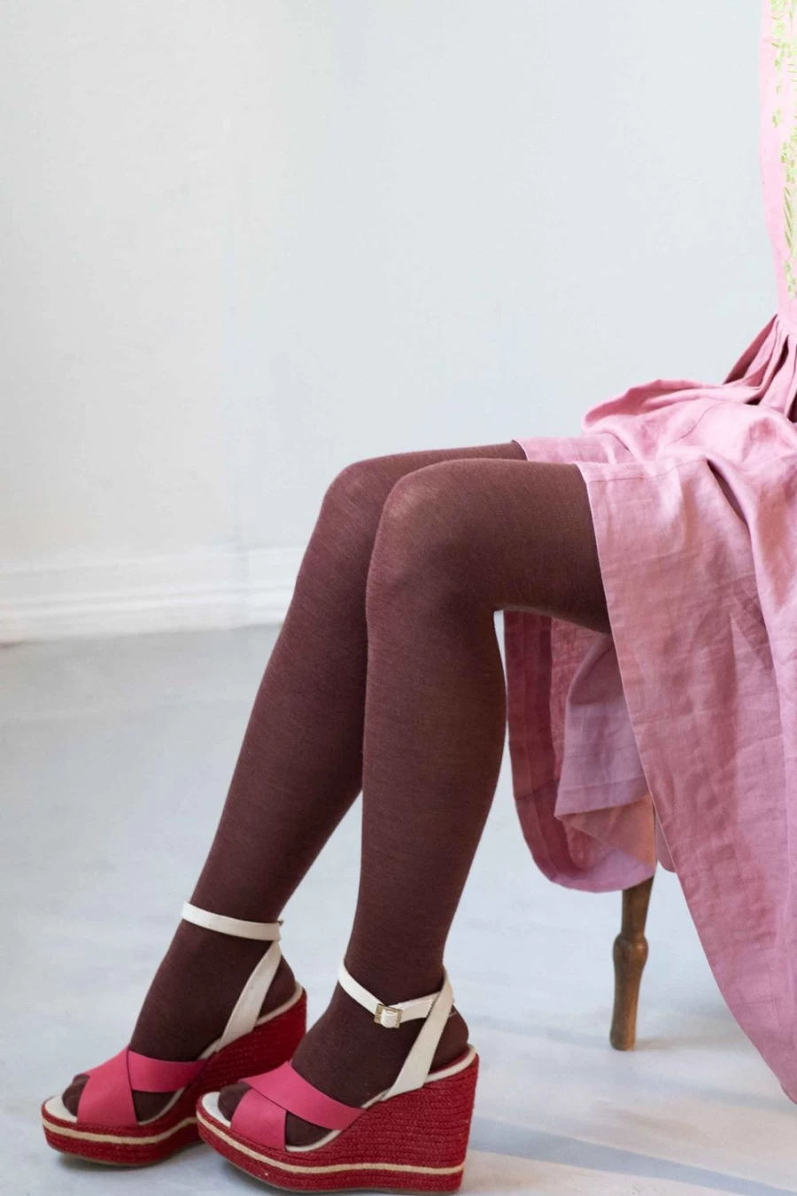 Lazybones Women's Luxe Cacao Wool Tights - Premium Comfort & Warmth