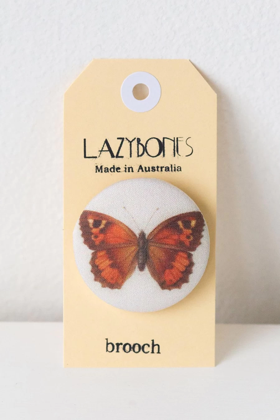 Lazybones Women's Vintage Butterfly 1839 Brooch - Elegant Floral Jewelry Pin