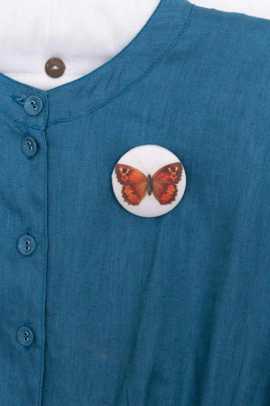 Lazybones Women's Vintage Butterfly 1839 Brooch - Elegant Floral Jewelry Pin