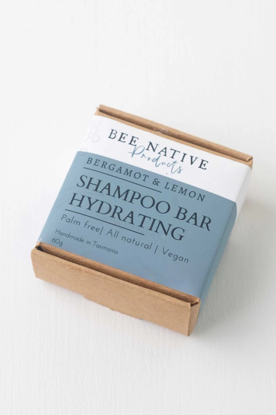 Lazybones Hydrating Shampoo Bar with Bergamot & Lemon for Women - Natural Moisturizing Hair Care
