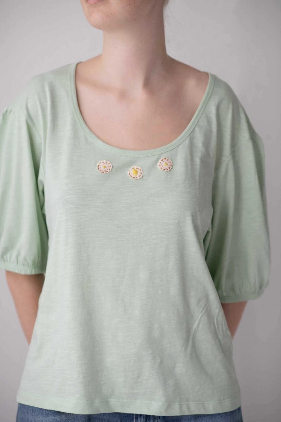 Lazybones Women's Globo Tee Mint - Comfortable Casual T-Shirt